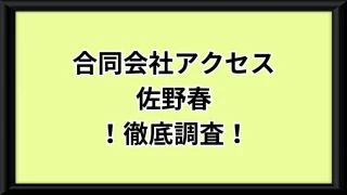 合同会社アクセスという副業サイトのサムネイル